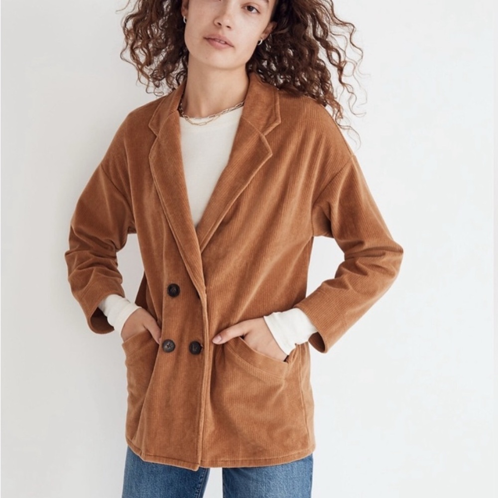 Madewell Women's Knit Corduroy Redford Blazer